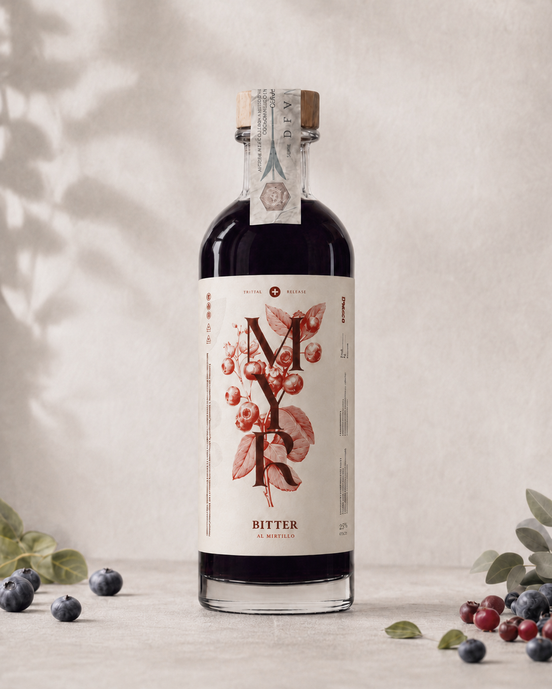 Bottiglia MYR Bitter al Mirtillo